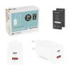 Ładowarka Movano GaN 45W USB-C PD + USB-A (white)-24145621