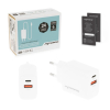 Ładowarka Movano GaN 30W USB-C PD + USB-A (white)-24145628