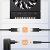 ADSA-M2C22 Stacja dokująca USB4 dla 2x M.2 NVMe SSD z funkcją klonowania dysków bez komputera, z wentylatorem chłodz