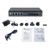LevelOne XEL-0891 Zarządzany L3 10G Ethernet (100/1000/10000) Desktop Szary-24169138