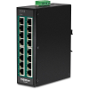 TRENDnet Industrie Switch 16 Port Gbit PoE+ DIN-Rail Metall