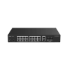 Ruijie Networks RG-ES220GS-LP przełącznik sieciowy Zarządzany L2 Gigabit Ethernet (10/100/1000) Obsługa PoE Desktop 
