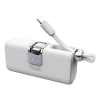 Kieszonkowy powerbank TRUST Pacto 5000 mAh biały-24172170