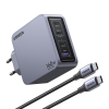 Ugreen Nexode Pro 160W GaN Charger with USB-C Cable Uniwersalne Czarny, Szary Prąd przemienny Szybkie ładowanie Wewnę