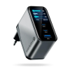 EVERACTIVE ŁADOWARKA SIECIOWA GAN 1 X USB, 2 X USB-C QUICK CHARGE 4+ 67W CZARNA SC-670Q-24172290