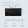 R-Go Tools Ergonomiczna klawiatura R-Go Split Break v2 z oprogramowaniem break, QWERTZ_DE, przewodowa, czarna-24186556