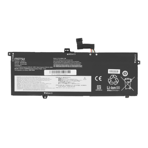 Bateria Mitsu do Lenovo Thinkpad X13 Gen 1, X390, X395-24145594