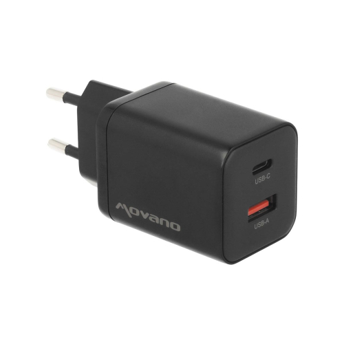 Ładowarka Movano GaN 45W USB-C PD + USB-A (black)-24145615
