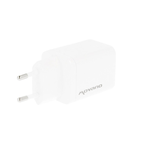 Ładowarka Movano GaN 45W USB-C PD + USB-A (white)-24145624