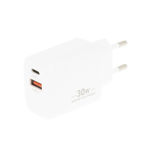 Ładowarka Movano GaN 30W USB-C PD + USB-A (white)-24145630