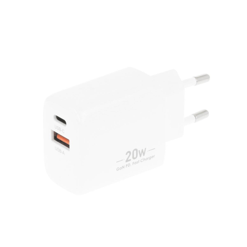 Ładowarka Movano GaN 20W USB-C PD + USB-A (white)-24145637