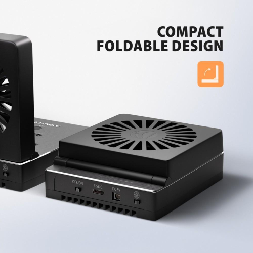 ADSA-M2C22 Stacja dokująca USB4 dla 2x M.2 NVMe SSD z funkcją klonowania dysków bez komputera, z wentylatorem chłodz