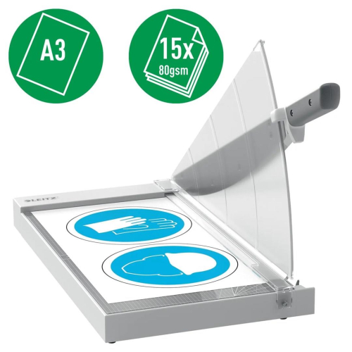 Leitz Gilotyna Precision Office, A3 Czarny, 346 x 342 x 616 mm-24160678