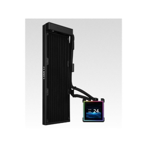 Lian Li HydroShift II LCD-S 360 Fanless Procesor Zestaw do chłodzenia płynami Czarny 1 szt.