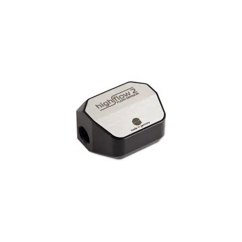 aqua Computer Durchflusssensor high flow 2, 2x G1/4 - silber/schwarz