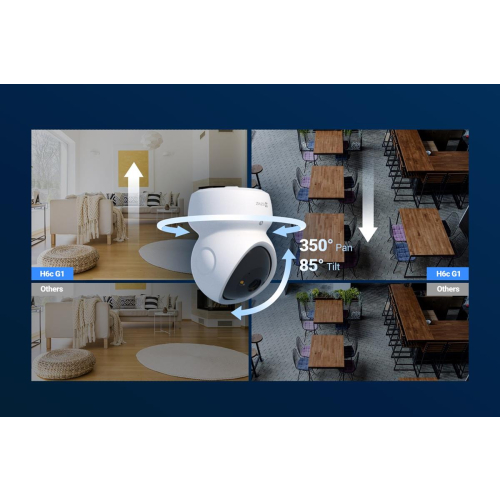 EZVIZ H6c G1 4K Kulisty Kamera bezpieczeństwa IP Wewnętrzna 3840 x 2160 px Sufit/ściana/biurko-24162541