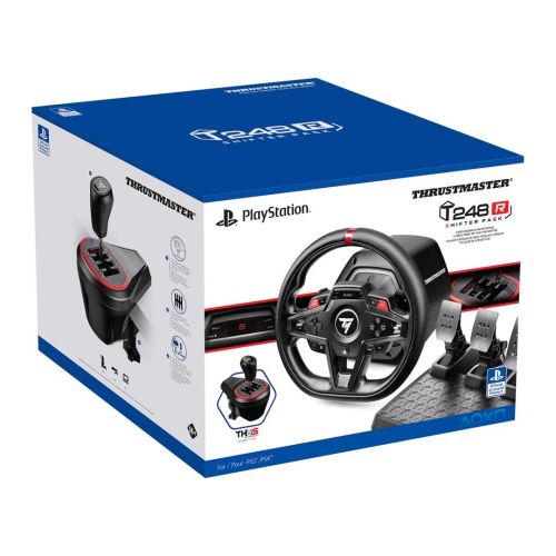 Thrustmaster T248R Shifter Pack Czarny USB Kierownica + pedały + dźwignia zmiany biegów Analogowa/Cyfrowa PlayStation 5, PC