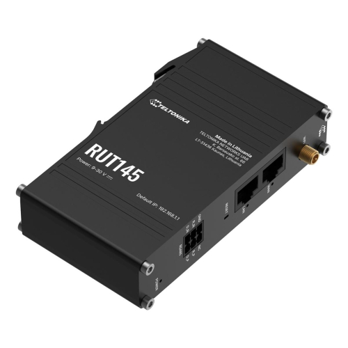 Teltonika RUT145 router bezprzewodowy Fast Ethernet Jedna częstotliwości (2,4 GHz) Czarny-24168865