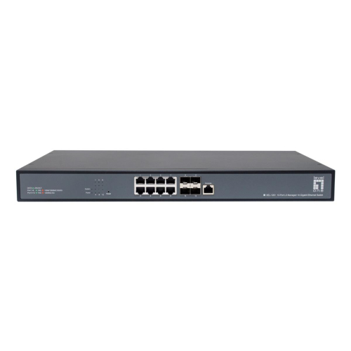 LevelOne XEL-1291 Zarządzany L3 10G Ethernet (100/1000/10000) 1U Czarny-24169128