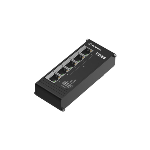 Teltonika TSF000 Nie zarządzany Fast Ethernet (10/100) Obsługa PoE Desktop Czarny