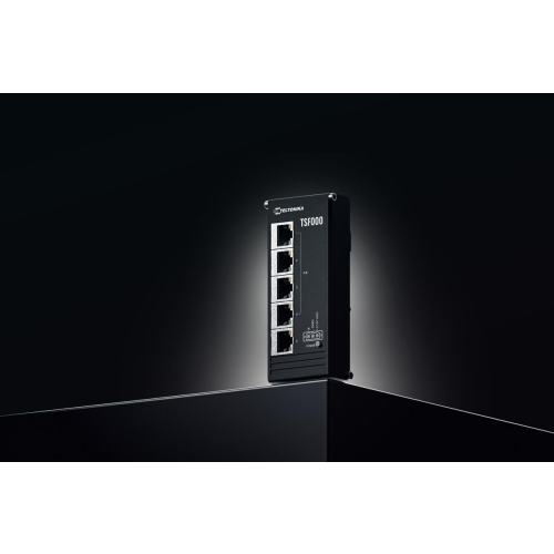 Teltonika TSF000 Nie zarządzany Fast Ethernet (10/100) Obsługa PoE Desktop Czarny-24169417