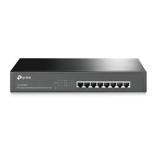 TP-Link TL-SG1008MP przełącznik sieciowy Nie zarządzany Gigabit Ethernet (10/100/1000) Obsługa PoE Czarny