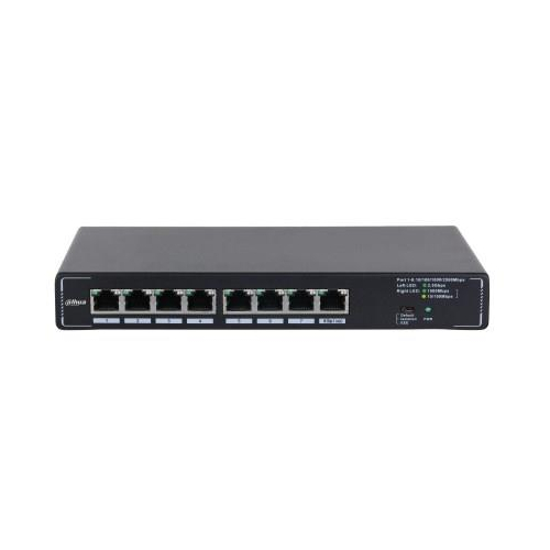 Dahua Technology SMG1008 przełącznik sieciowy Nie zarządzany 2.5G Ethernet (100/1000/2500) Czarny