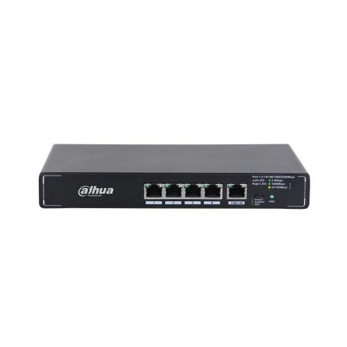 Dahua Technology SMG1005 przełącznik sieciowy Nie zarządzany 2.5G Ethernet (100/1000/2500) Czarny