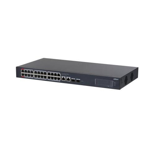 Dahua Technology CS4228-24GT-240 przełącznik sieciowy Zarządzany L2 Gigabit Ethernet (10/100/1000) Obsługa PoE Czarny