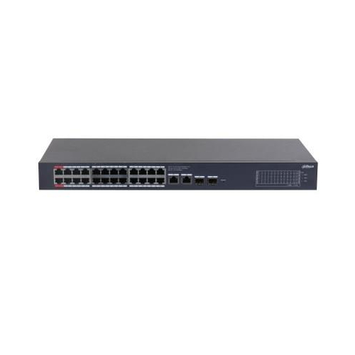 Dahua Technology CS4228-24GT-240 przełącznik sieciowy Zarządzany L2 Gigabit Ethernet (10/100/1000) Obsługa PoE Czarn