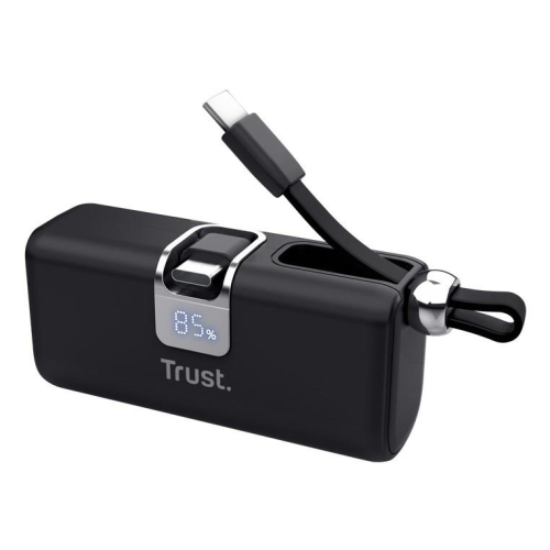 Kieszonkowy powerbank TRUST Pacto 5000 mAh czarny-24172176