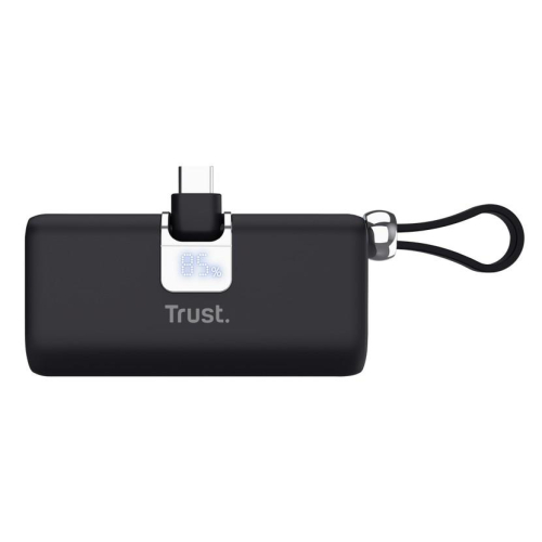 Kieszonkowy powerbank TRUST Pacto 5000 mAh czarny-24172178