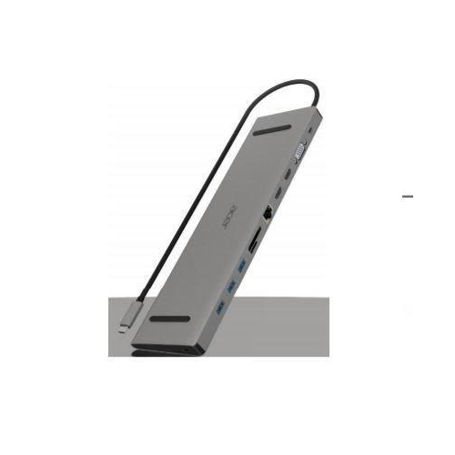 Acer ACG-DCK-C-1 Przewodowa USB 3.2 Gen 1 (3.1 Gen 1) Type-C Szary