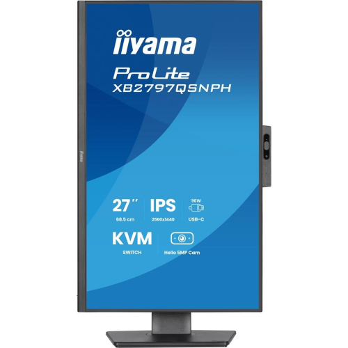 iiyama ProLite XB2797QSNPH-B1 27IN IPS LCD 4MS 2560X1440 350CD/M2 HDMI/DP/USB 2 monitor komputerowy 68,6 cm (27