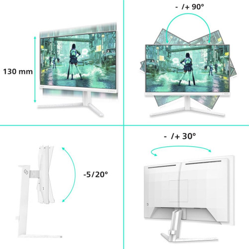 Philips Evnia 3000 24M2N3201P/00 monitor komputerowy 60,5 cm (23.8