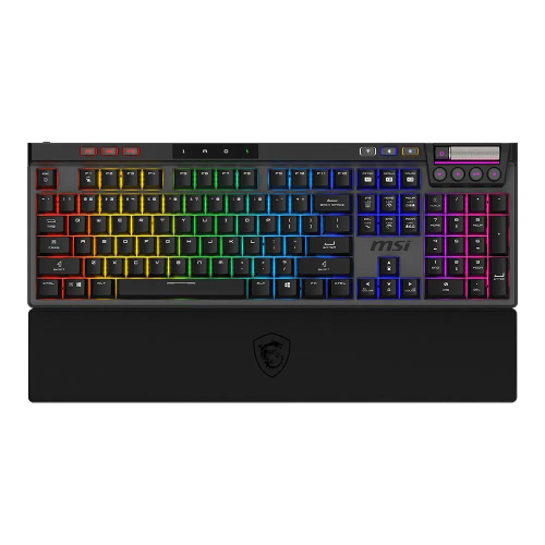 MSI STRIKE PRO WIRELESS klawiatura Gaming USB + Bluetooth QWERTY US English Czarny