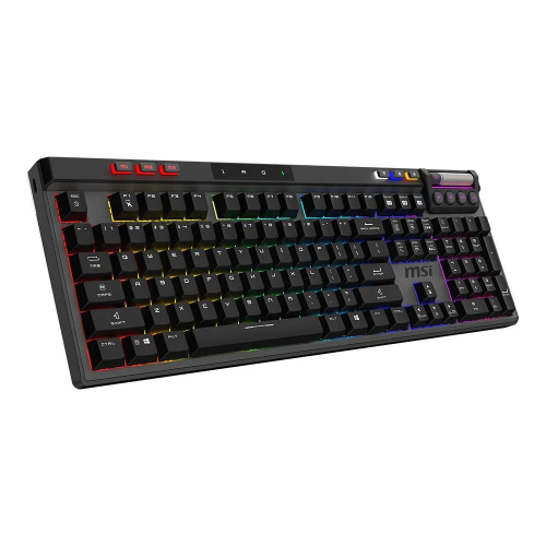 MSI STRIKE PRO WIRELESS klawiatura Gaming USB + Bluetooth QWERTY US English Czarny-24186584