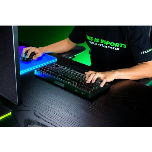 Razer BlackWidow V4 Tenkeyless HyperSpeed klawiatura Gaming USB + RF Wireless + Bluetooth QWERTY Amerykański międzynar