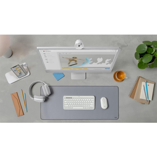 Logitech 920-012240 klawiatura Dołączona myszka Uniwersalne RF Wireless + Bluetooth QWERTY Amerykański międzynarodow