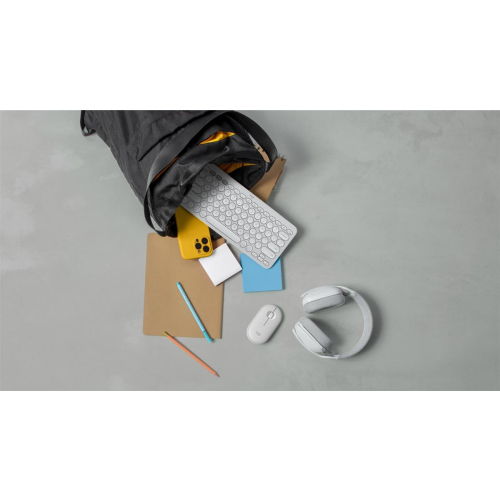 Logitech 920-012240 klawiatura Dołączona myszka Uniwersalne RF Wireless + Bluetooth QWERTY Amerykański międzynarodow