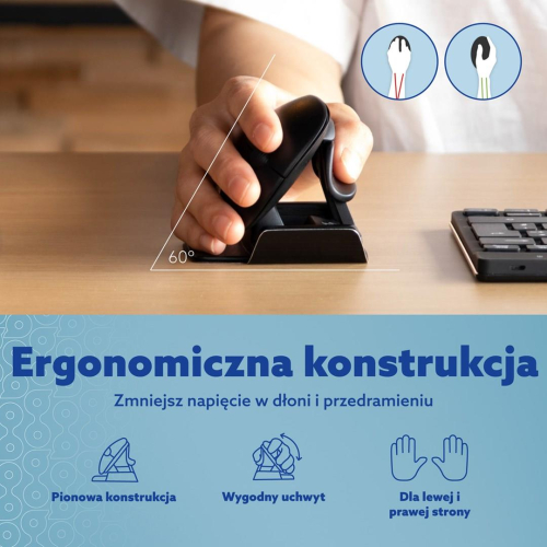 Ergonomiczna mysz R-Go Ambidextrous Twis-24187047