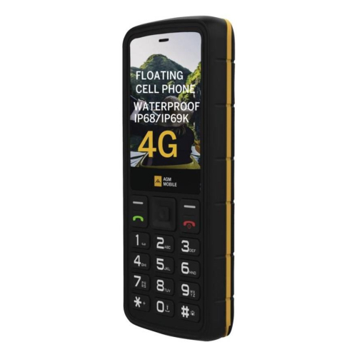 AGM M9F 4G Floating 6,1 cm (2.4") 131 g Czarny, Pomarańczowy Wytrzymały telefon