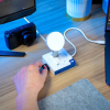 Koncentrator Hyper HyperDrive Flex MagCharge USB-C, biały/niebieski-24330422