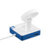 Koncentrator Hyper HyperDrive Flex MagCharge USB-C, biały/niebieski-24330423