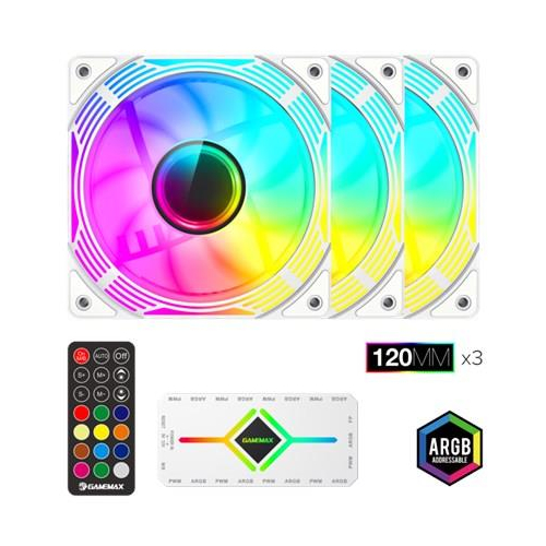 Gamemax Case Fan | KF300 WH | White