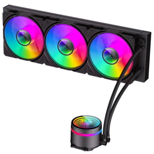 GameMax ICEBURG 360 INFINITY BK system chłodzenia komputerów Procesor Chłodnica cieczy all-in-one 12 cm Czarny 1 szt.