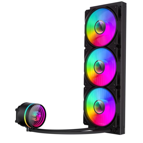 GameMax ICEBURG 360 INFINITY BK system chłodzenia komputerów Procesor Chłodnica cieczy all-in-one 12 cm Czarny 1 szt.
