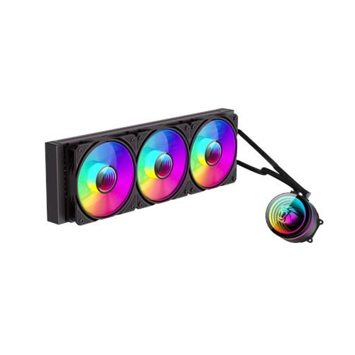 GameMax ICEBURG 360 INFINITY BK system chłodzenia komputerów Procesor Chłodnica cieczy all-in-one 12 cm Czarny 1 szt.
