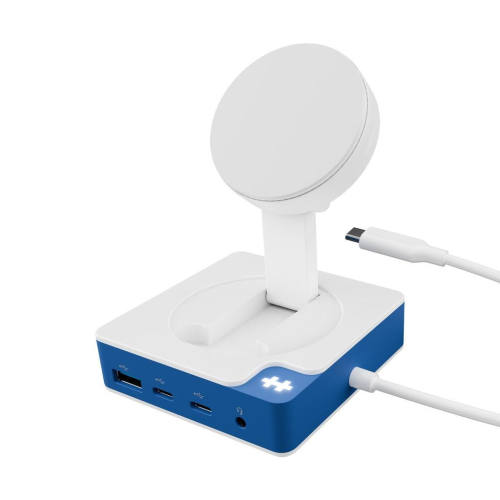 Koncentrator Hyper HyperDrive Flex MagCharge USB-C, biały/niebieski-24330421