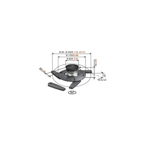 Vogels EPC6545 Uniwersalny uchwyt sufitowy do projektora Max 22LB-24356396